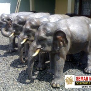 Kelik Studio Semar Mesem Patung Gajah Fiber Patung Tradisional