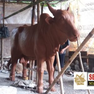 Kelik Studio Semar Mesem Patung Sapi Cara Membuat Patung Dari Tanah Liat