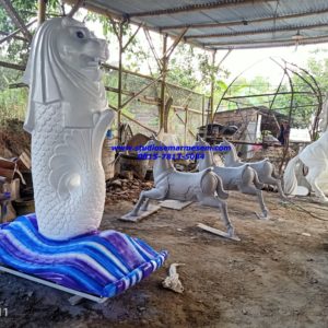 Cara Membuat Patung Merlion Cerita Patung Merlion Tempat Pembuatan Patung Maskot