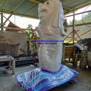 Foto Patung Merlion Patung Fiber Bandung Patung Marlion Fiberglass Pengrajin Patung Fiber Jogja