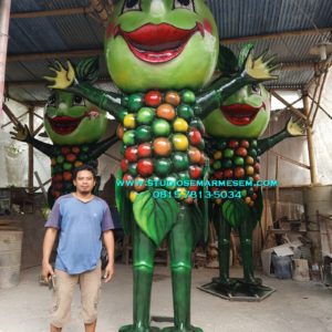 Patung Maskot Fiberglass Proses Pembuatan Patung Fiberglass Patung Maskot Fiber