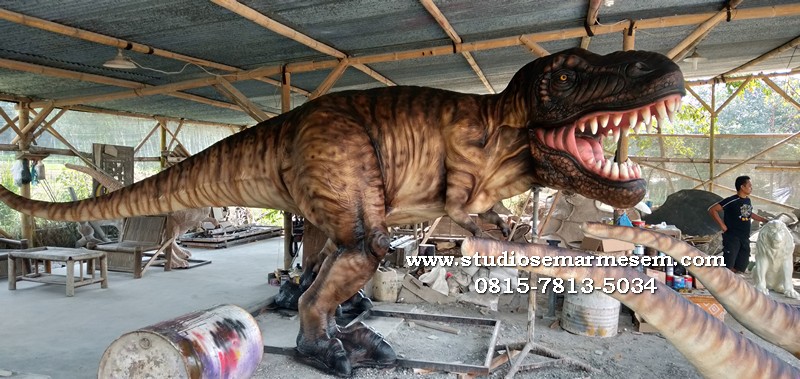 Patung Dinosaurus Berbahan Fiberglass Resin/081578135034