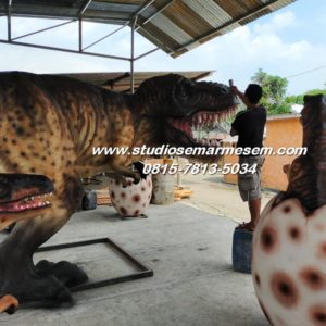 Patung Eropa Miniatur Patung Patung 3d Replika Dinosaurus