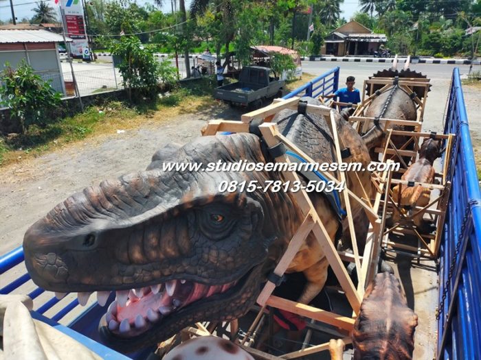 Replika Dinosaurus Cetakan Patung Fiber Membuat Patung Bikin Patung