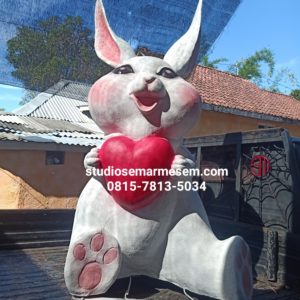 Patung Kelinci Kecil Patung Kelinci Besar Tempat Buat Patung