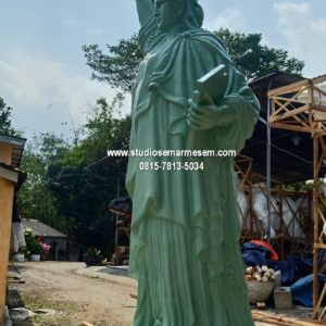 Replika Patung Liberty Patung Fiberglass Patung Resin